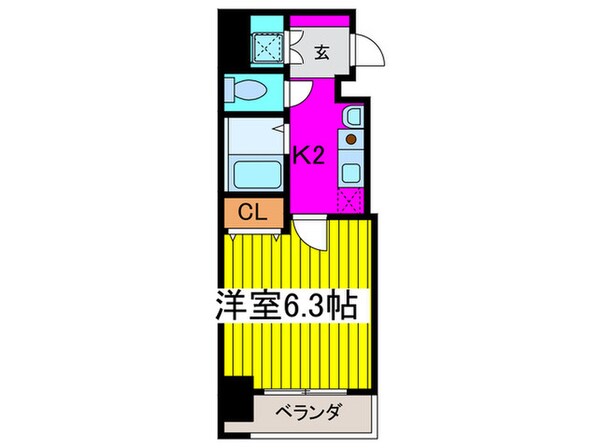 ﾗﾝﾄﾞﾏｰｸｼﾃｨ大阪城南第2の物件間取画像